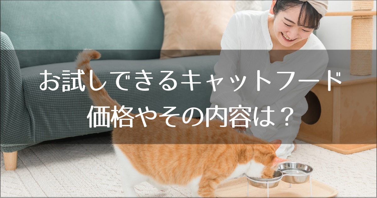 お試しキャットフード