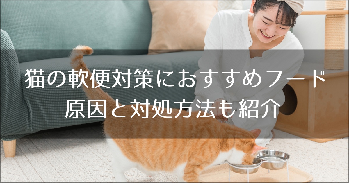 猫の軟便対策おすすめフード